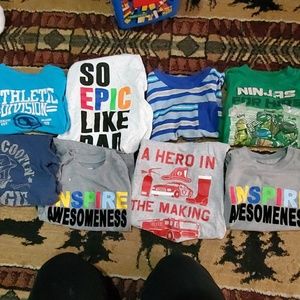 5t short sleeve shirt lot